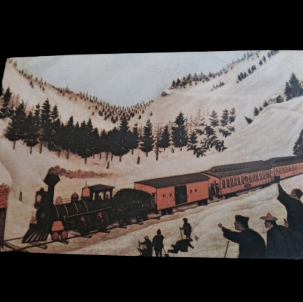 Vintage Postcard Central Pacific RR Utah